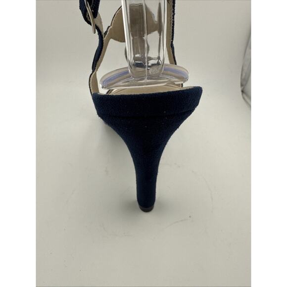 Rialto Womens Rheta High Heels Navy & Gold 8.5 M NWB - Picture 5 of 12